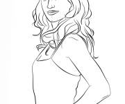 Coloriage Carrie Underwood