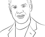 Coloriage C&eacute;l&eacute;brit&eacute; am&eacute;ricain Denzel Washington