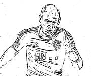 Coloriage et dessins gratuit célébrité de Bundesliga à imprimer