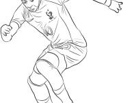 Coloriage C&eacute;l&eacute;brit&eacute; Fran&ccedil;ais Kylian Mbapp&eacute;