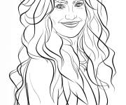 Coloriage C&eacute;l&eacute;brit&eacute; Jennifer Lopez