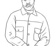 Coloriage C&eacute;l&eacute;brit&eacute; Kanye West
