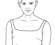 Coloriage C&eacute;l&eacute;brit&eacute; star Emma Watson