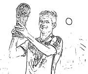 Coloriage C&eacute;l&eacute;brit&eacute; Thomas Muller