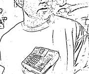 Coloriage et dessins gratuit C&eacute;l&eacute;brit&eacute;s &agrave; d&eacute;couper à imprimer