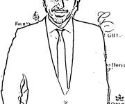 Coloriage C&eacute;l&eacute;brit&eacute;s Am&eacute;ricain