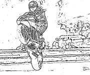 Coloriage C&eacute;l&eacute;brit&eacute;s et Moto