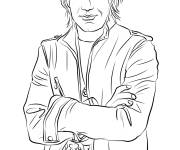 Coloriage Chanteur c&eacute;l&egrave;bre Jon Bon Jovi