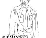 Coloriage Harrison Ford c&eacute;l&eacute;brit&eacute; Star de Hollywood