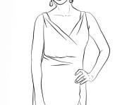 Coloriage Ivanka Trump c&eacute;l&eacute;brit&eacute;