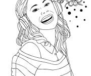 Coloriage La c&eacute;l&eacute;brit&eacute; Violetta