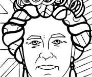 Coloriage La Reine Elisabeth