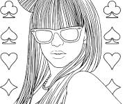 Coloriage La start Lady Gaga