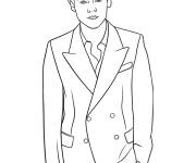 Coloriage Le star Harry Styles