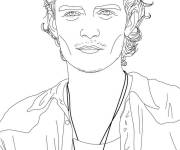 Coloriage Orlando Bloom c&eacute;l&eacute;brit&eacute;