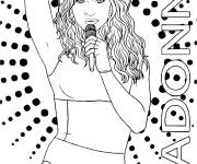 Coloriage Star Madonna