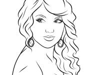 Coloriage Taylor Swift