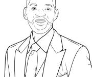 Coloriage Will Smith, acteur am&eacute;ricain