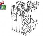 Coloriage Chantier de Lego City