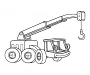 Coloriage Manitou qui sourit