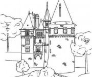 Coloriage Château de Prince
