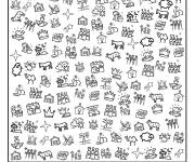 Coloriage Cherche et trouve nativit&eacute;