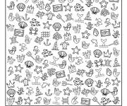 Coloriage et dessins gratuit Cherche et trouve sir&egrave;ne à imprimer