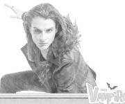 Coloriage et dessins gratuit Chica Vampiro s&eacute;rie pour enfants à imprimer
