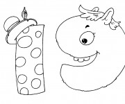 Coloriage Chiffres 1 9 magique