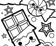 Coloriage Ambiance de chocolat