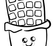 Coloriage Barre de Chocolat cool