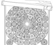 Coloriage Boite de chocolat anti-stress