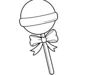 Coloriage Bonbon au Chocolat