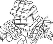 Coloriage Chocolat au crayon