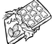 Coloriage Chocolat du cacao
