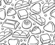 Coloriage Chocolat en artclip