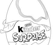 Coloriage Chocolat Kinder Surprise