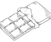 Coloriage Chocolat marron