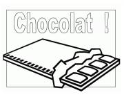 Coloriage Chocolat pour ce1