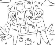 Coloriage Chocolat pour enfants