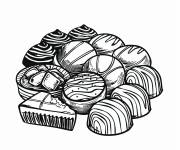 Coloriage Chocolat pour les petits gourmands