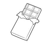 Coloriage Chocolat simplifi&eacute;