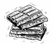 Coloriage chocolat suisse en maternelle