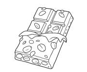 Coloriage Colorie la Tablette Chocolat