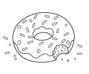 Coloriage Donuts au Chocolat