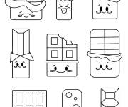 Coloriage Dr&ocirc;le de Chocolat
