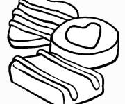 Coloriage Du chocolat pour la famille
