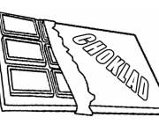 Coloriage et dessins gratuit Image de Chocolat ps à imprimer