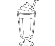 Coloriage Jus au Chocolat