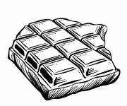 Coloriage Morceau de Chocolat